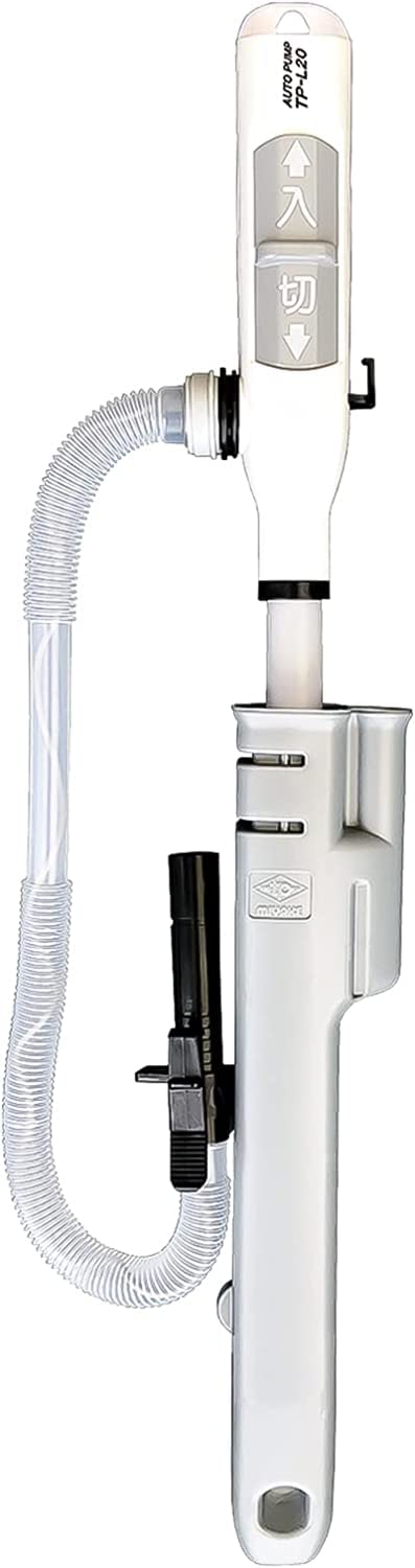 

Электрический керосиновый насос Miyake Chemical с автоматическим управлением, совместимый с AA 15 xx 70 см, футляр, стопор, батарейки, PS-L20, белый/серый, 5,5