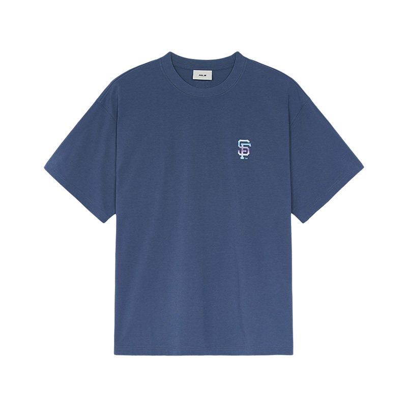 

New MLB San Francisco Giants SS25 T Shirt Unisex Indigo 3ATSX0453-14INS S
