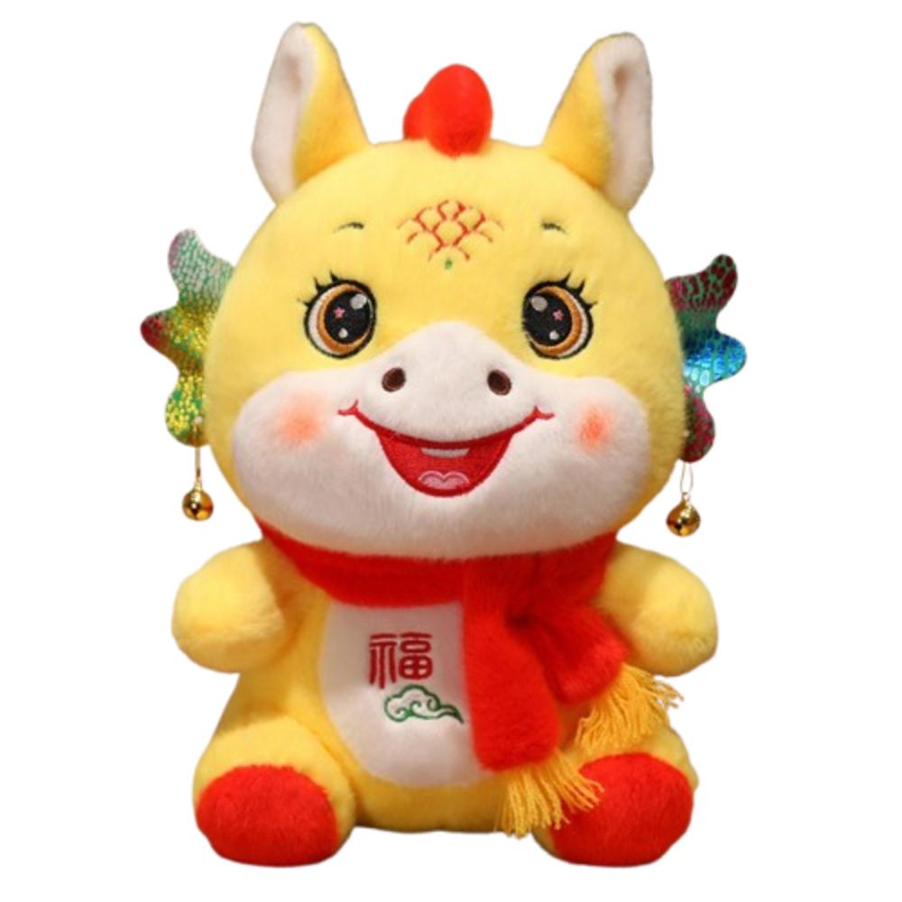

Soft Stuffed Zodiac Horse Figurine 2026 Horse Year Horse Year Mascot Birthday Gift 22cm жёлтый
