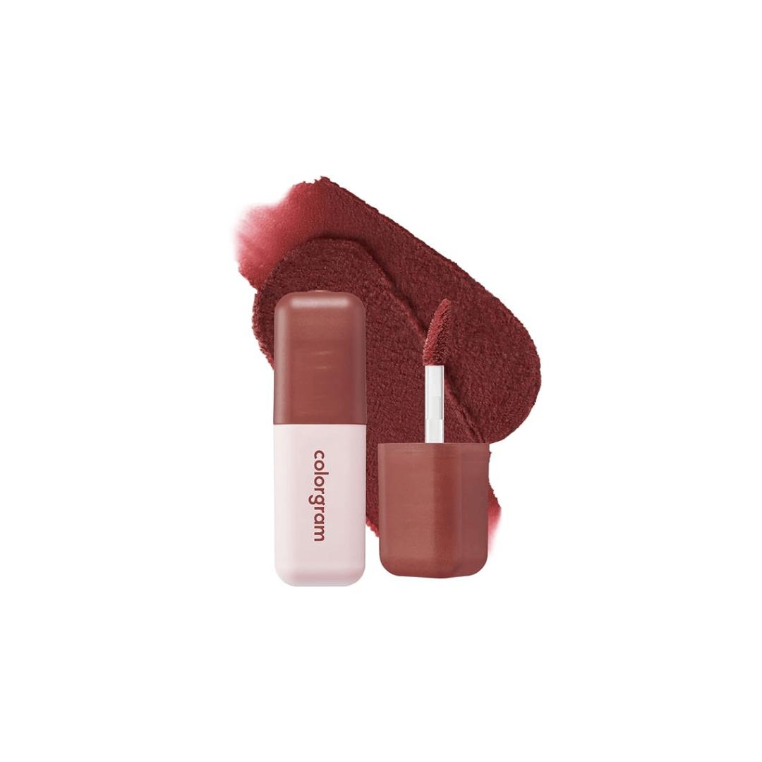 

Colorgram Nude Blur Tint #13 Burnt Marron 5 g - brązowo-czerwony satynowy tint do ust
