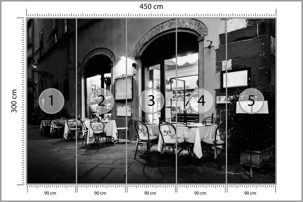 Photomural Italian Street Self-Adhesive Mural 450x300