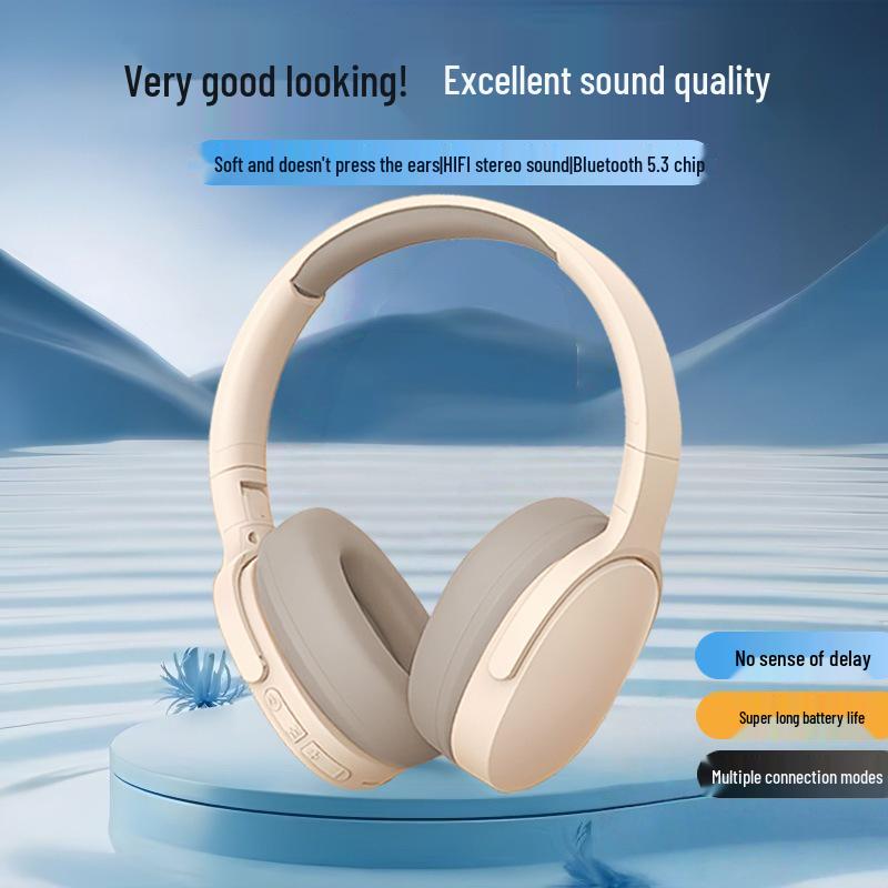 P2961 Wireless Bluetooth Heavy Bass Over-Ear Gaming Headset for Music and Universal Smartphone Compatibility