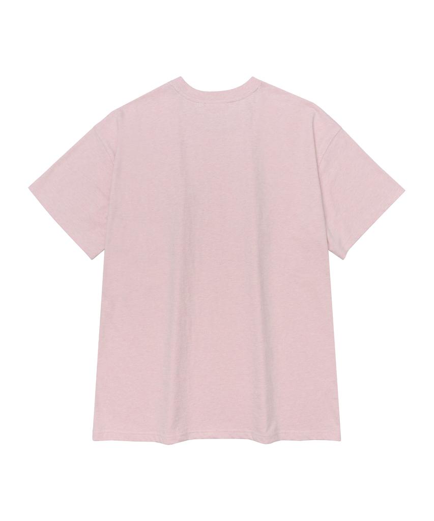 AMES-WORLDWIDE Heart Pixel Art Tee Pink