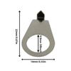 Pack of 10 Metal Electric Guitar Knob Pointer Indicators Guitar Potentiometer Markers for Precise Volumes Tone Control