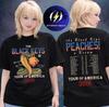 Merch The Black Keys Peaches N Kream Turnê Mundial 2026 Cobra América Camiseta Unissex
