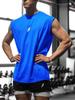 Camiseta sin mangas de malla transpirable de secado rápido para tallas grandes – Verano, para entrenar, informal, cuello redondo