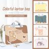 DIY Laptop Bag Computer Case PU Laptop Shoulder Hand Bag Multi Purpose 12 13.3 14 15.6 17.3 Inch for Macbook/HP/Lenovo/ Acer