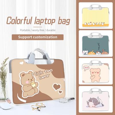 DIY Taška na notebook Počítačová brašna PU Taška přes rameno na notebook Víceúčelová 12 13.3 14 15.6 17.3 palce pro Macbook/HP/Lenovo/Acer