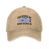 Fish Despise Me Women Tolerate Me Baseball Cap Derby Hat Bobble Hat Hip Hop Cosplay Unisex Caps Womens