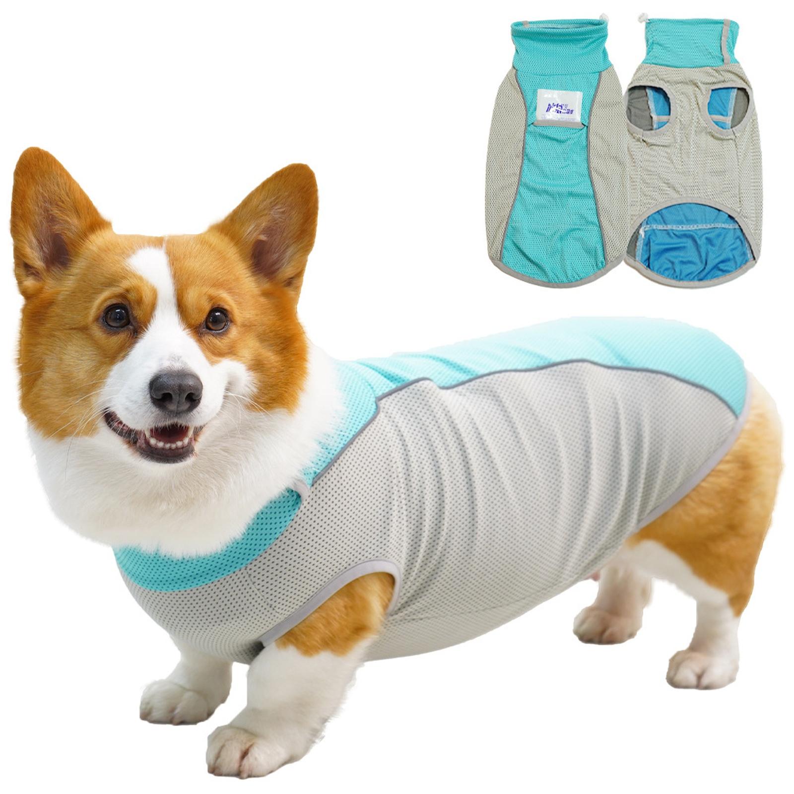 

Dog Summer Vest: Breathable Cool- Pet Top For Corgi – New Spring-Summer M