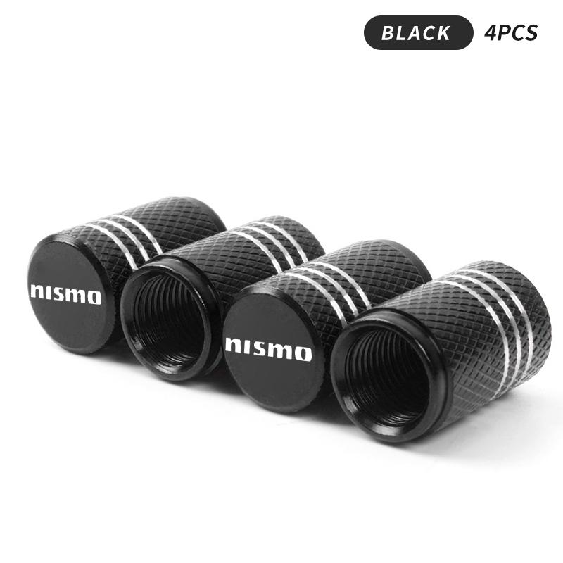 Automobile Tire Inflation Nozzle Cover Bolt-in Aluminum Theftproof Valve Caps For Nissan Nismo Tiida Teana Skyline Juke X-trail