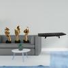 Resin Thinker Sculptures And Wood Storage Tray Abstract Art Tabletop Decorations Multi Use Rustic