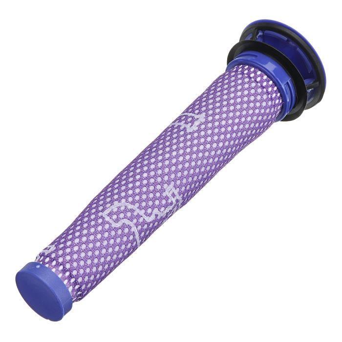 Filtre pré-moteur lavable - Dyson - DC58 DC59 DC61 DC62 DC74 V6 V7 V8 - Violet - 48 mm - 167 mm