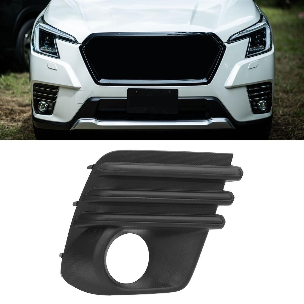Front Bumper Fog Lamp Bezel Cover Water Resistant Glossy Black Protective Fog Light Bezel Trim for Forester SK Facelift 2021 to 2024 Right: 57731SJ540