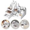 White Cosmetics Organizer Container for Makeup Accessories Cb15B
