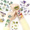 10 Sheets Kids Football Temporary Tattoo Stickers, Waterproof Soccer Fan Fake Body Art Tattoos For Men Women Children Party