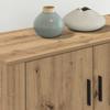 Wall Mounted TV Cabinet Set 3 pcs Artisan Oak Finish 80 x 34.5 x 40 cm