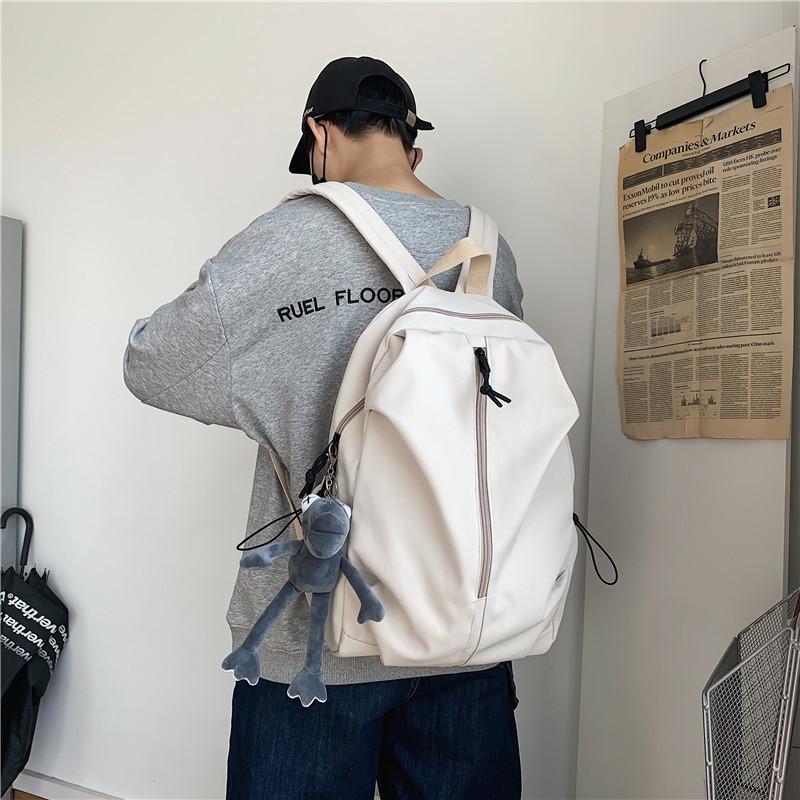 Schoolbag Backpack Men's Backpack Large Capacity Computer Travel Fashion Trend College Student High School Student Junior High School Student School