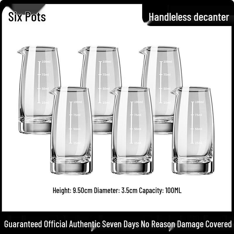 Elegant Glass Decanter & Shot Glass Set