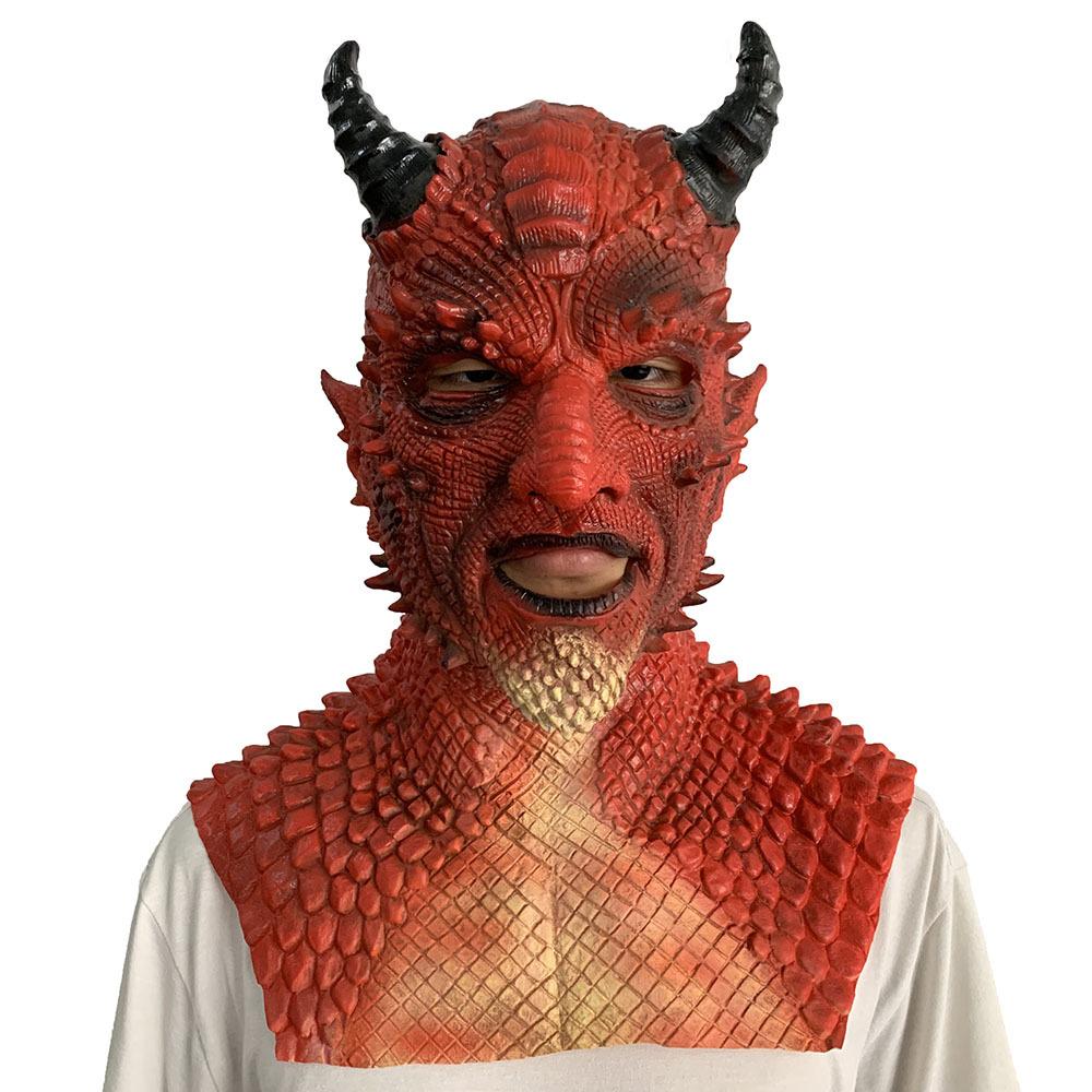 Diablo Lies Halloween Belial Berier Game latex headgear mask prop