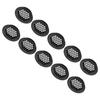 10pcs Round Cabinet Air Duct Vent Dia.35mm Steel Louver Mesh Hole Plug Decoration Cover Wardrobe Grille Ventilation Systems