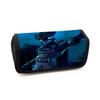 Cute Fortnite Cartoon Flip Pencil Pouch, Unisex Kids Aged 6-14 Portable Printed Stationery Case for School Daily Use