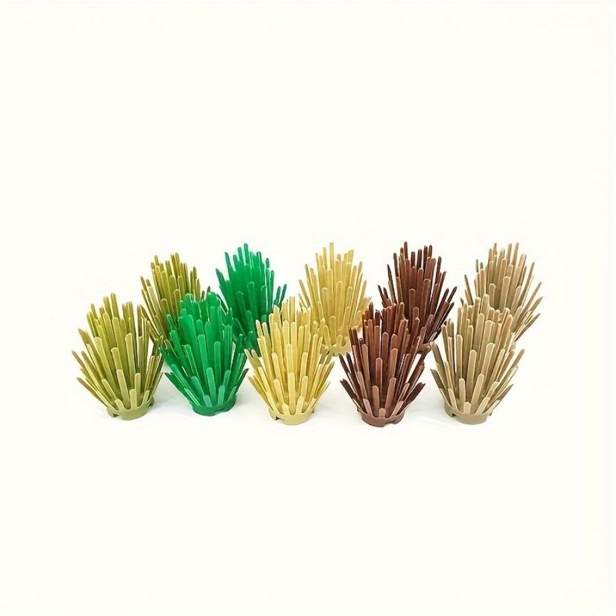 

10 шт. Moc Bricks 6064 Plant Prickly Bush 2x2x4 Enlighten City Street View Building Blocks Bricks для DIY Children Toys 10pcs