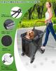 Pet Stroller Comfortable Ride for Puppies and Kittens Large Space and Ventilation Easy Assembly and Folding Best Partner for Going Out This Pet