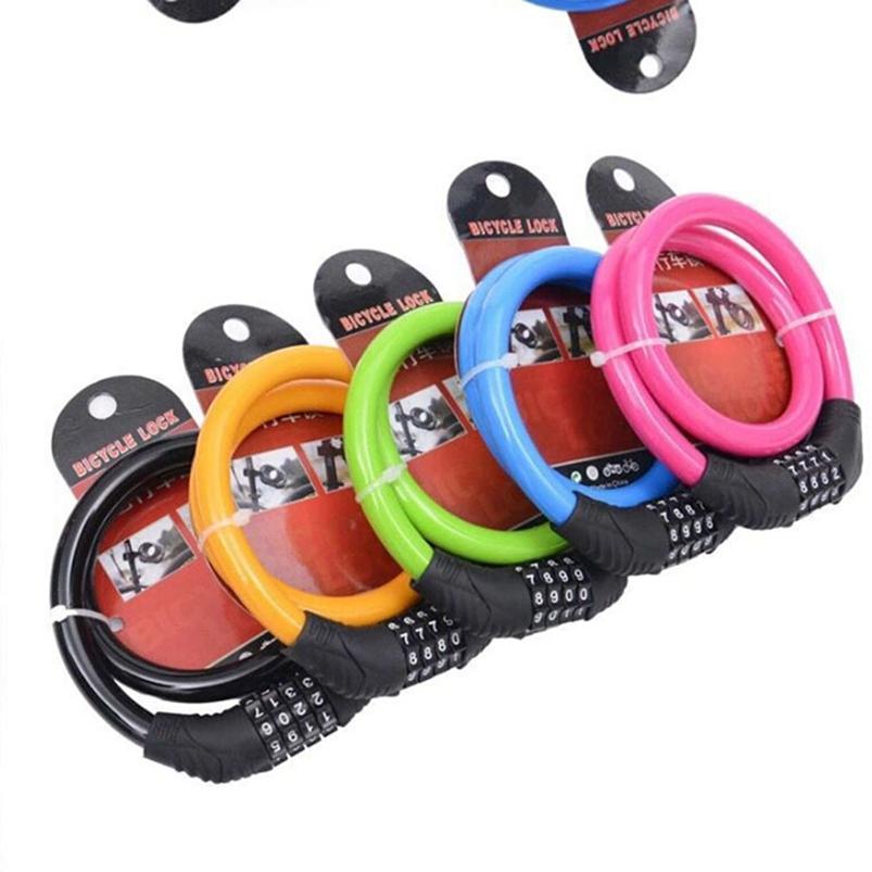 

Для горных велосипедов Велосипедный замок безопасности 1Pc Пароль Ворота Открытый прочные велосипедные замки