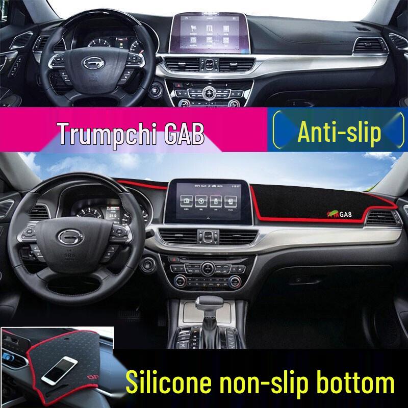 Tapis Pare-Soleil Antireflet, Isolant Thermique, Antidérapant pour Tableau de Bord GAC Trumpchi GS3 / GS8 / GM8