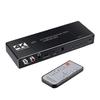 Video Processing HDTV2.0 Box with 4 Inputs 2 Outputs Switcher For 3840x2160P Visual And Various Format Sound Extraction