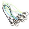100 Colorful Double Loop Nylon Phone Lanyards - Jewelry Pendant Cords for DIY Accessories