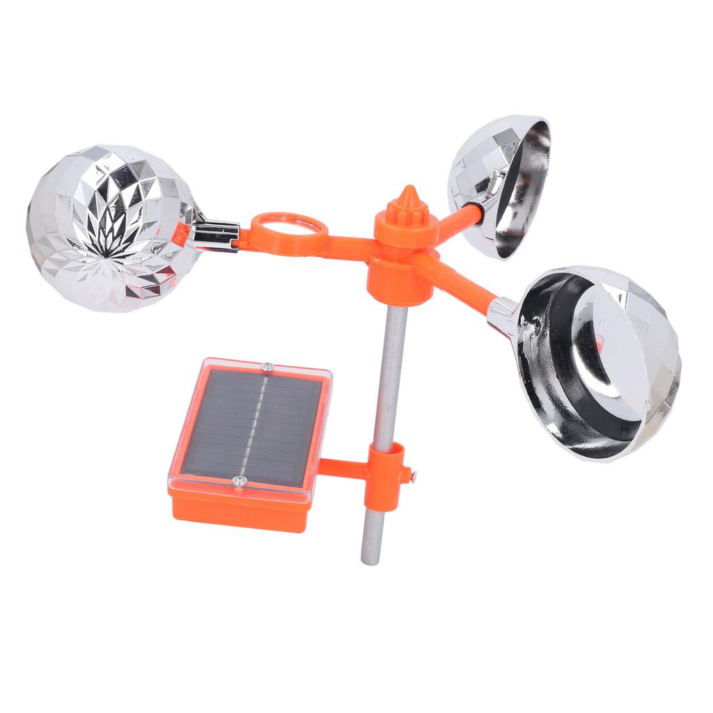 Vögel Abwehr Mittel 2 in 1 Visueller und Akustischer Abschrecker 360 Grad Drehbarer Reflektierender Vogel