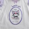 Girls' Summer Pajama Set: Cute Lantern Pumpkin Pants and Tulip Vest