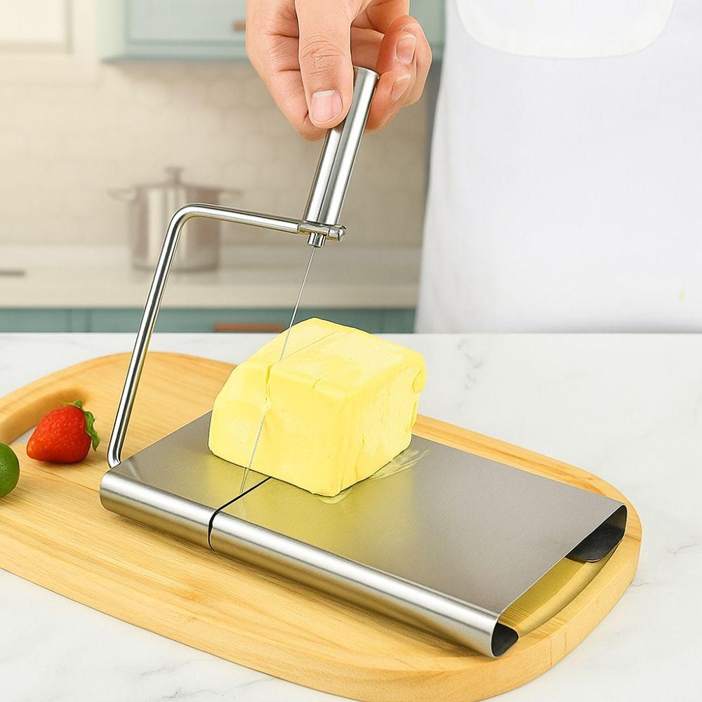 Rust-resistant Stainless Steel Cheese Slicer Non-stick Food Slicer Delicatessen