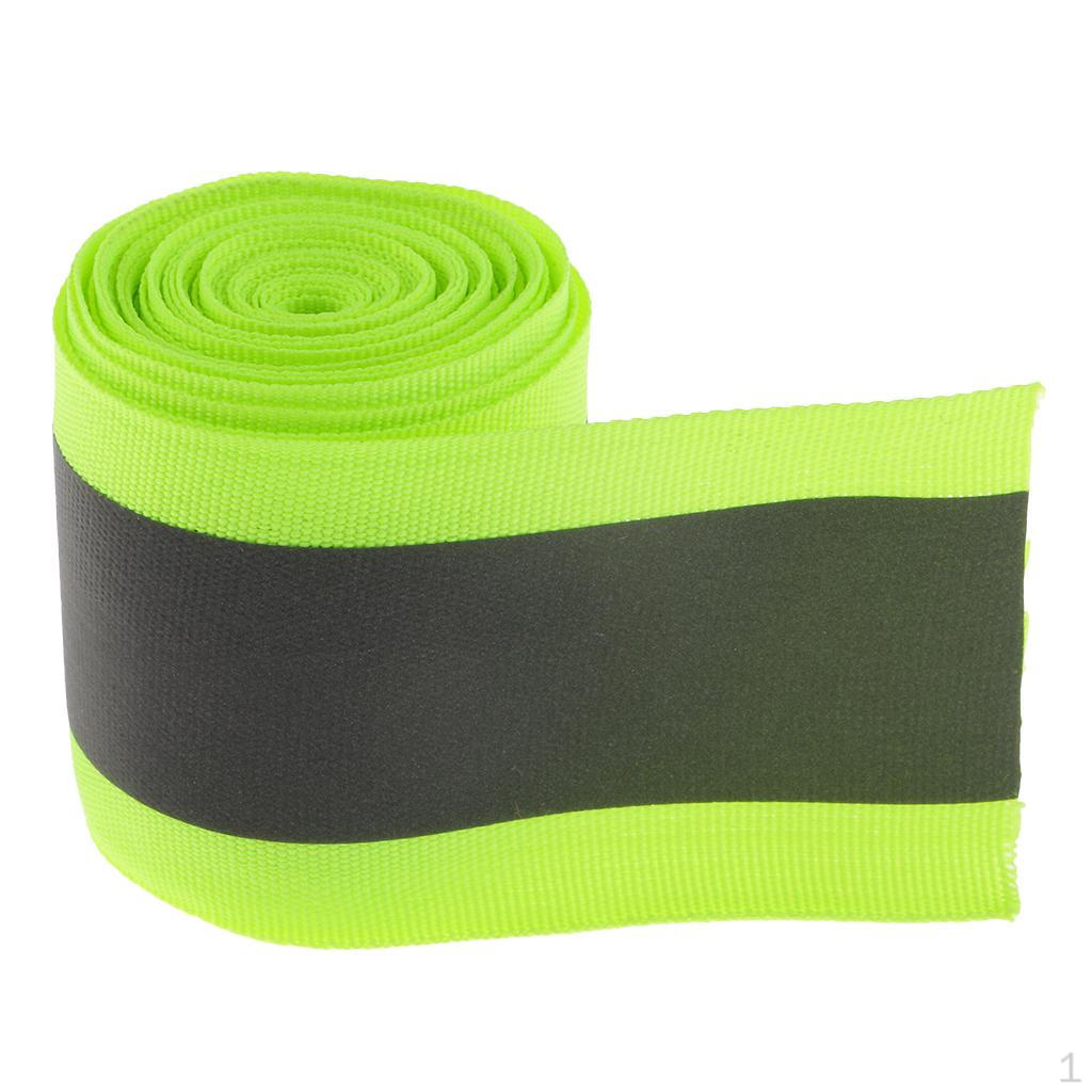 Светоотражающая полиэстеровая стропа для декора Флуоресцентная Fluorescent Green