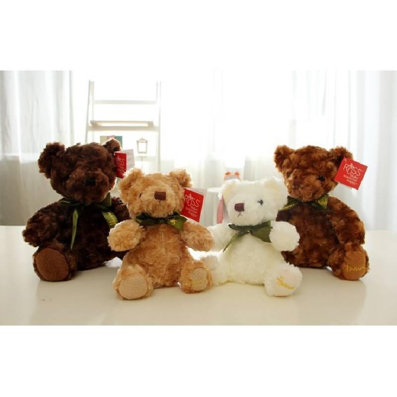Adorable 7-inch Teddy Bear Plush Toy With Soft Coral Fleece Small Huggable Teddies