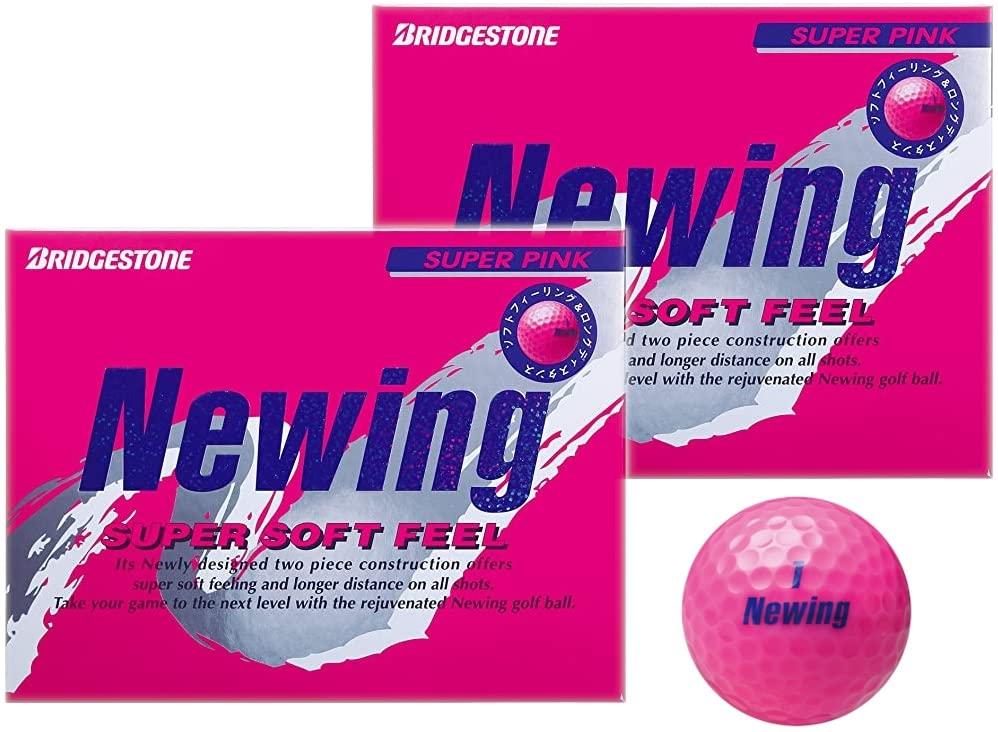 

Newing SUPER SOFT FEEL Golf Balls (2 Dozen, Pink)