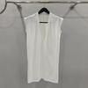 SUBHUMAN Men's Spring/Summer Dark Knitted V-Neck Sleeveless Tank Vest - Couple's Style