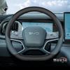 Leather Car Steering Wheel Cover for BYD Dolphin Mini King Song Plus Seagull Interior Accessories  2024 2025 2026