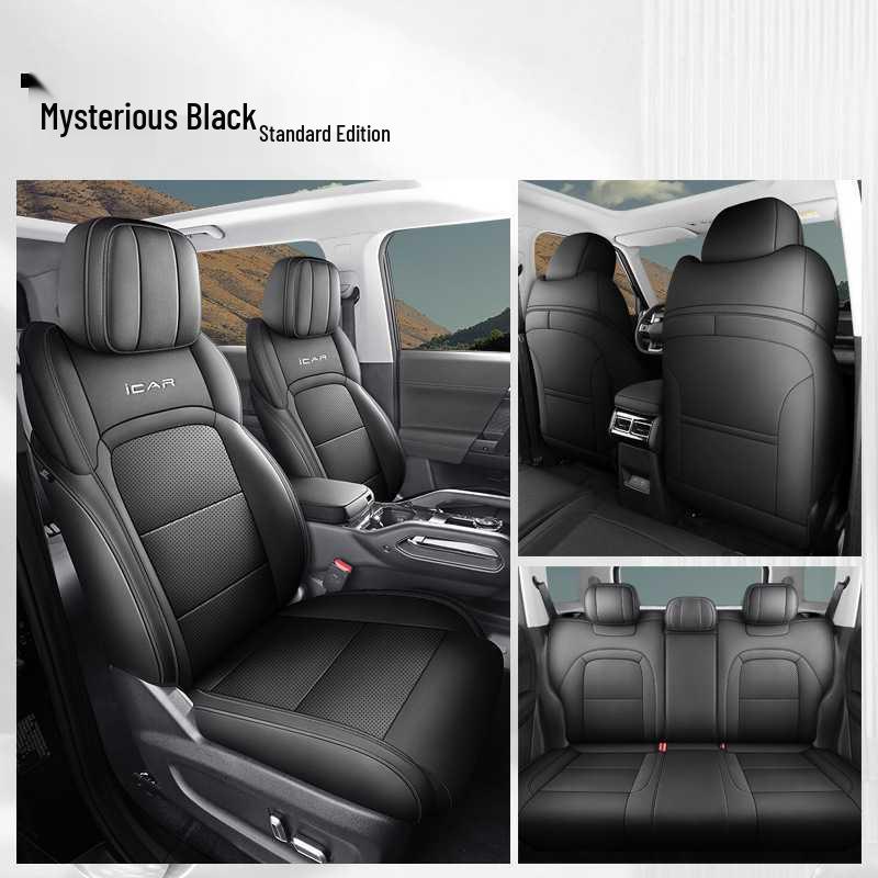 Chery ICAR03 Five-Seater Leather Car Seat Cushion - All-Season Universal Fit
