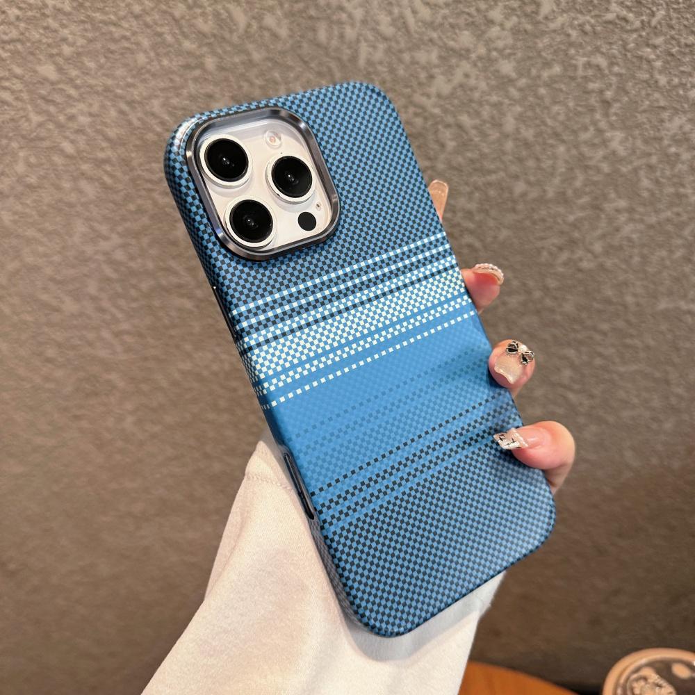 Carbon Fiber PC Armor For Magsafe Case For iPhone 17 Air 16 15 14 Plus 13 12 Pro Max 11 Magnetic Wireless Charging Cover