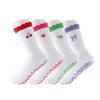 Cotton Yoga Socks Harajuku Street Bowknot Embroidery Socks New Mid Tube Socks