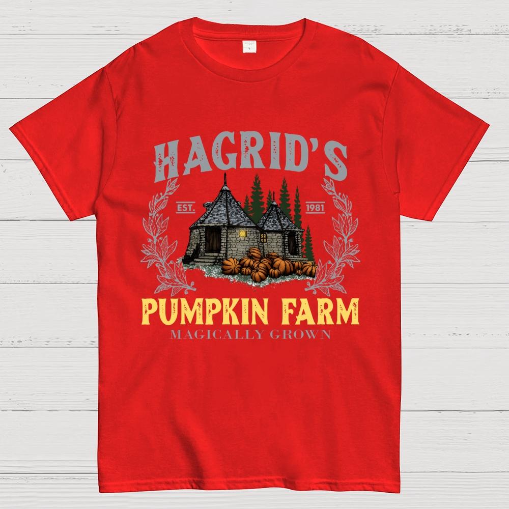 Hagrid's Pumpkin Patch Unisex Cotton Summer Casual Cool Loose T-Shirt