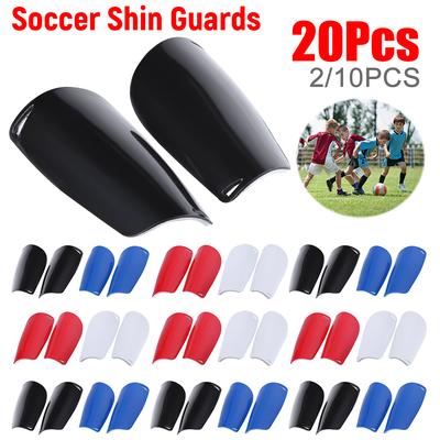 2-20Pcs Soccer Shin Guards Football Protectors Pad Adult Kids Shinguards Set Antislip Shield Soccer Training Leg Protective Gear