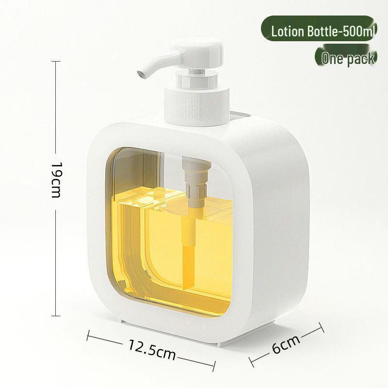 Large Capacity Travel Dispenser Bottles: Shampoo, Lotion, Shower Gel, Press-Type, Empty, Plastic