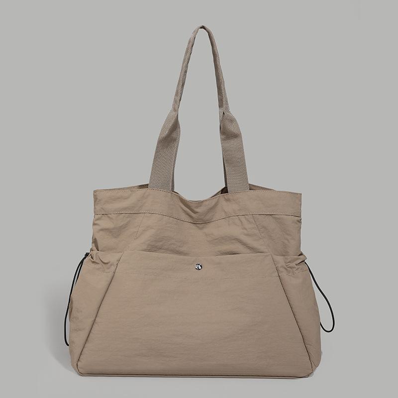 Large capacity cloth bag women's autumn and winter versatile shoulder commuter tote bag multi-functional backpack