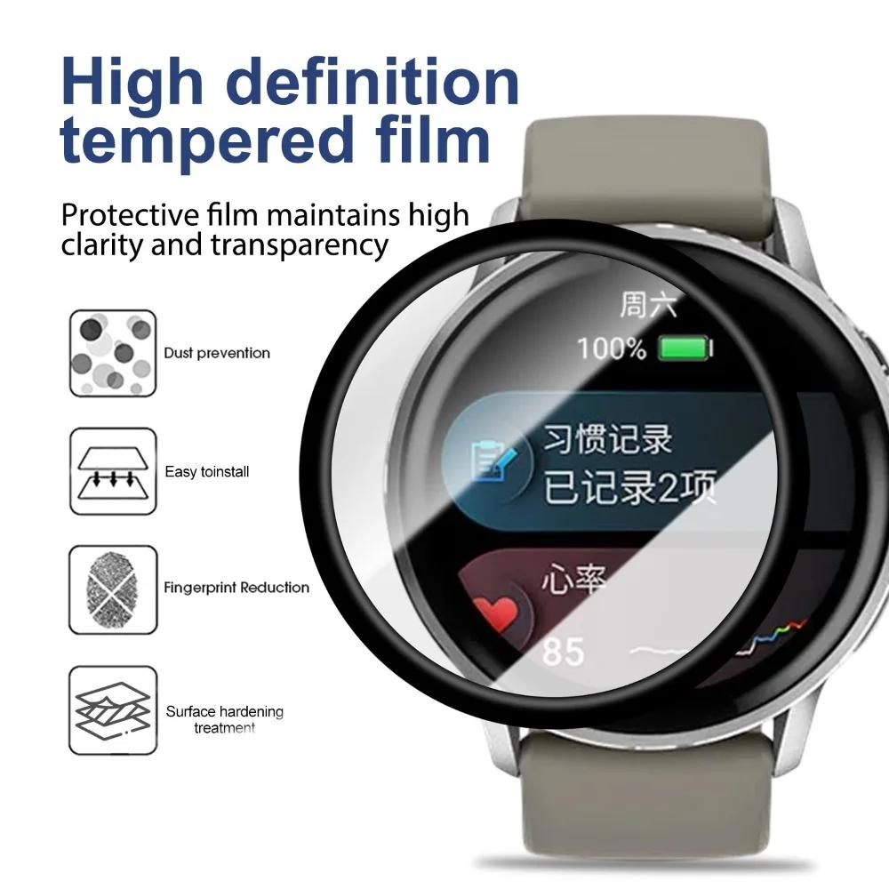 3-1Sets HD Clear Flexible Screen Protectors for Garmin Venu 4 41/45mm Anti-scratch Films with Easy Install Kit for Garmin Venu 4