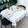 Nordic Square Tablecloth Waterproof, Anti-Scalding And Oil-Proof Pvc Tablecloth Ins Small Fresh Home Internet Celebrity Table Mat