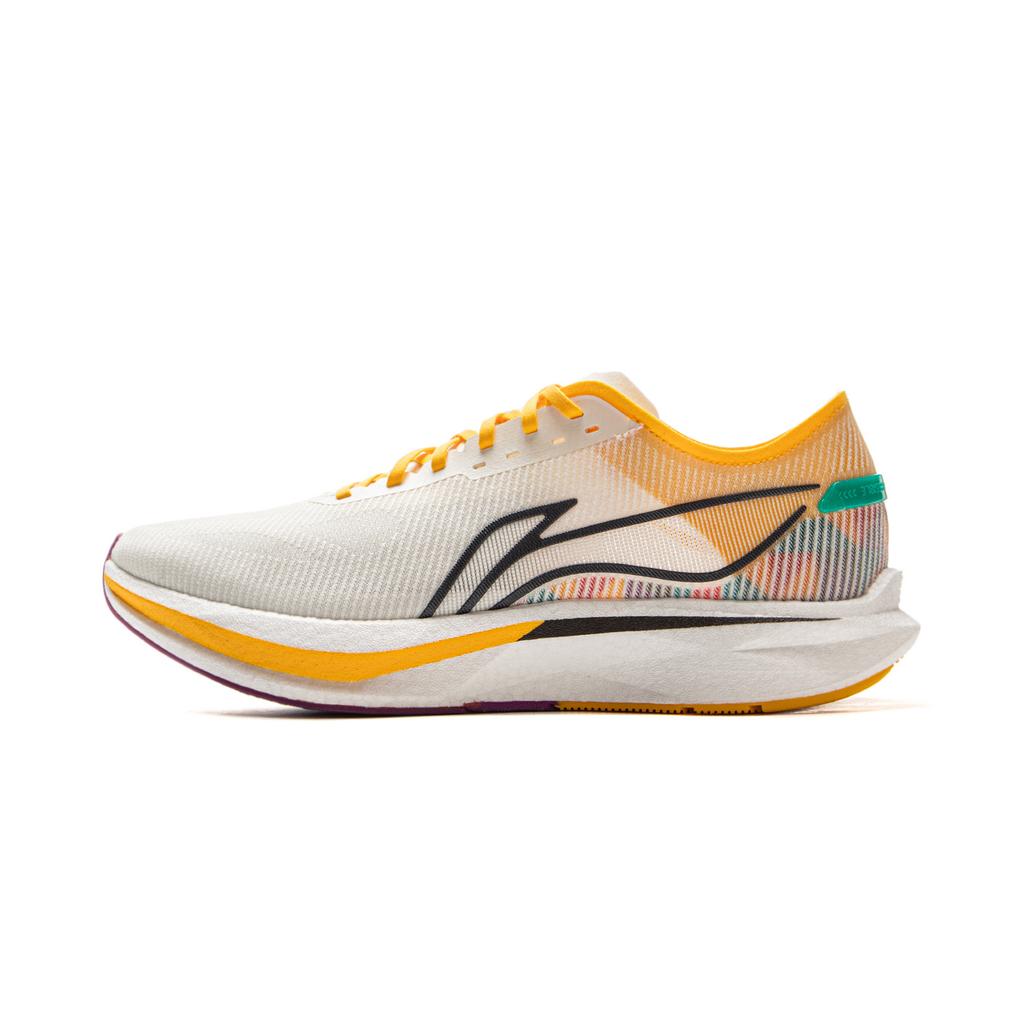 Li Ning Wind Chaser Technology Professional Competition Marathon Training Lightweight Running Shoes Men Sneaker Off-White ARPV007-3